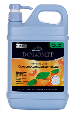 ✔️DOLOMIT Средство д/посуды 1,5л Сочный апельсин - купить за  в г. Махачкале