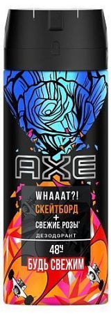 ✔️AXE Дез-аэроз. 150мл Скейтборд и Розы/6 - купить за  в г. Махачкале