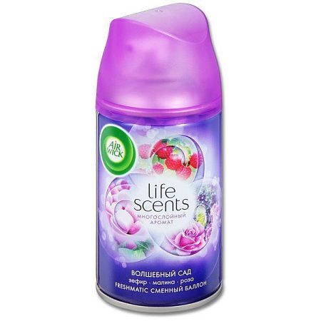 ✔️AIR WIK Освежитель воздуха сменный блок 250мл Волшебный сад - купить за  в г. Махачкале