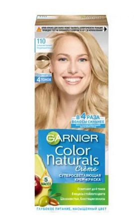 GARNIER Color Naturals Creme 110 Супер-Осветляющий Натуральный Блонд от магазина МылоПорошок