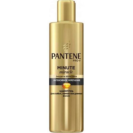 PANTENE Шампунь 270мл Minute Miracle Интенсивное укрепление от магазина МылоПорошок