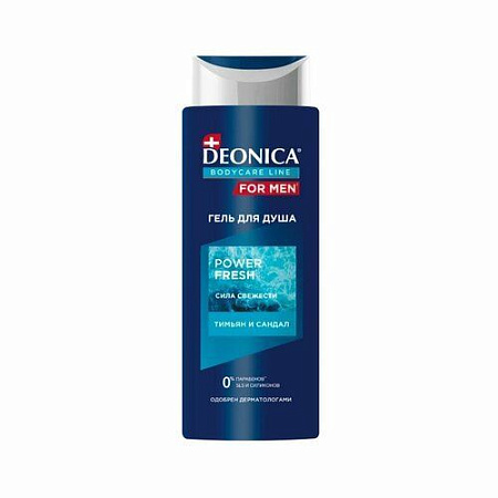 ✔️Deonica for men гель для душа 250мл Тимьян и Сандал - купить за  в г. Махачкале
