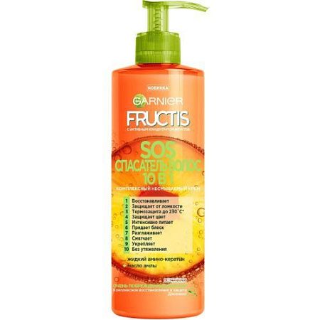 GARNIER Fructis 10в1 400мл Sos Спасатель волос  от магазина МылоПорошок