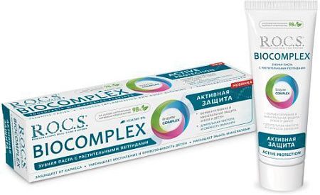 ✔️R.O.C.S.Зубная паста 75г BIOCOMPLEX - купить за  в г. Махачкале