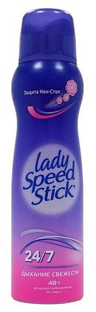 ✔️Lady Speed Stik Дез-спрей 24/7 150мл Дыхание свежести - купить за  в г. Махачкале