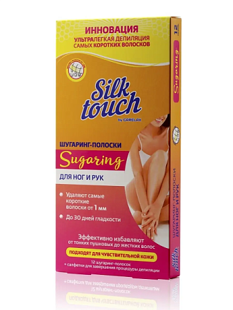 ✔️Silk touch Восковые Шугаринг-полоски д/ног и рук - купить за  в г. Махачкале