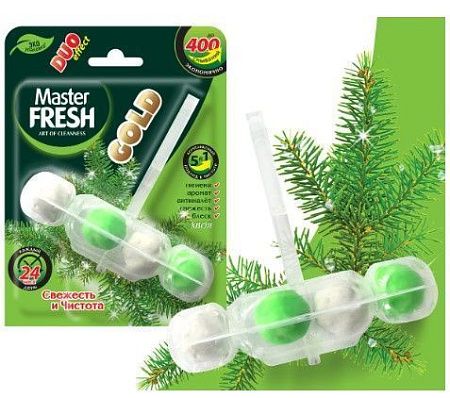 ✔️Master FRESH Шарики д/унитаза 50гр Хвоя голд - купить за  в г. Махачкале