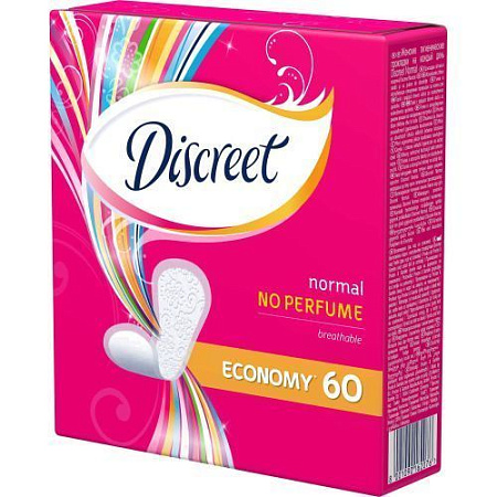 ✔️DISCREET DEO Прокладки 60шт ежедневные no perfome эконом - купить за  в г. Махачкале