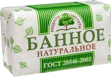 РЧ Мыло натурально Банное 180гр от магазина МылоПорошок
