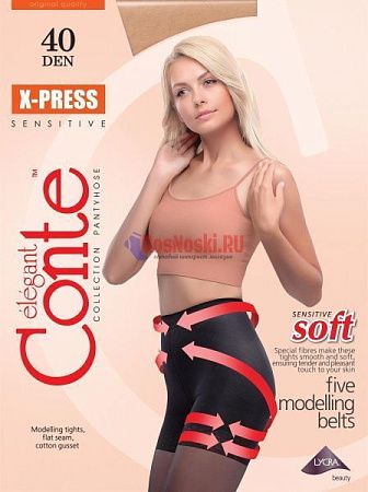 ✔️Conte X-press Колготки 40den 3M Shade  - купить за  в г. Махачкале