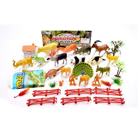 ✔️Игрушка "Животные" 3+ (18 шт в наборе) - купить за  в г. Махачкале