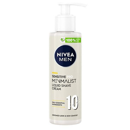 ✔️NIVEA Men Крем д/бритья 200мл Sensitive Pro Menmalist Жидкий  - купить за  в г. Махачкале