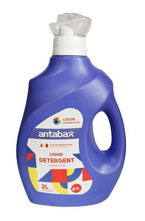 ✔️Antabax Жидкий стир.порошок 2л Color Detergent для белого - купить за  в г. Махачкале