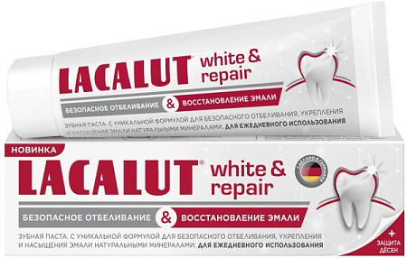 ✔️LACALUT white$repair профилактическая зубная паста 100мл (663011) - купить за  в г. Махачкале