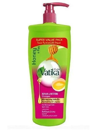 Dabur Vatika Шампунь  д/волос 600 мл Мед и яйцо от магазина МылоПорошок