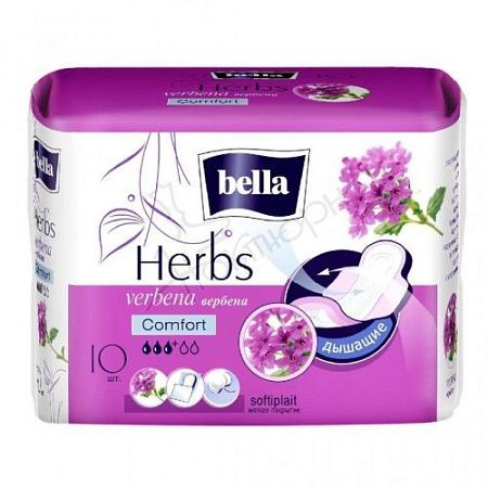 ✔️BELLA Прокладки 10шт HERBS Вербена/36 - купить за  в г. Махачкале