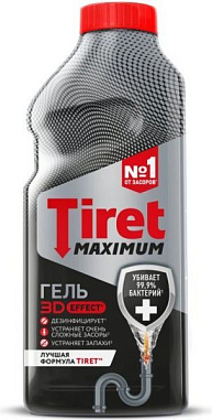 ✔️TIRET Maximum Средство для прочистки труб 456мл/6 - купить за  в г. Махачкале