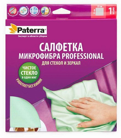 ✔️PATERRA Салфетка Микрофиб. PROF для стекол //50 - купить за  в г. Махачкале