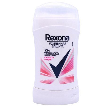 ✔️REXONA А/П-Карандаш 40гр Усиленная защита Сухость пудры Powder dry - купить за  в г. Махачкале