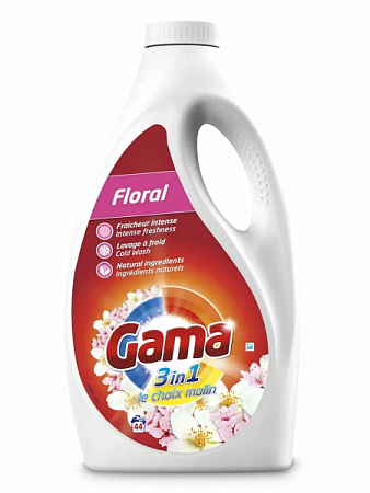 ✔️GAMA Гель для стирки 2,2л Floral - купить за  в г. Махачкале