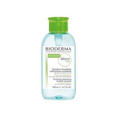 ✔️Bioderma Sebium Мицелярная вода 500мл Для комбинированной кожи (с помпой) - купить за  в г. Махачкале