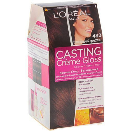 L'Oreal Paris Краски Casting Crème Gloss Крем 432 (Шоколадный трюфель) от магазина МылоПорошок