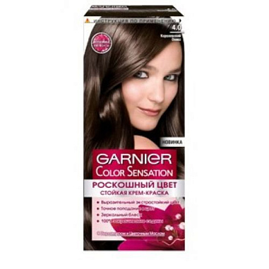 GARNIER Крем Краска COLOR SENSATION 4 Королевский оникс от магазина МылоПорошок