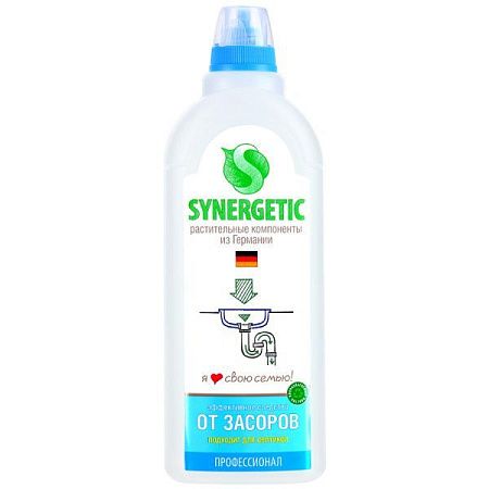 ✔️SYNERGETIC Средство от засоров 0,75л - купить за  в г. Махачкале