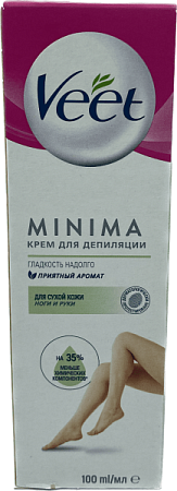 ✔️Крем для депил Veet  д/сух/к MINIMA 100мл - купить за  в г. Махачкале