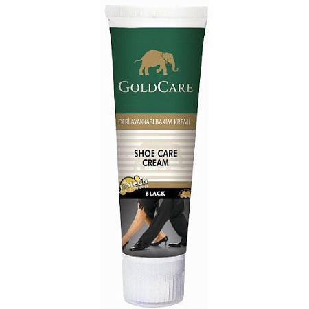✔️GOLD care Крем д/ухода за обувью 80мл Черный - купить за  в г. Махачкале