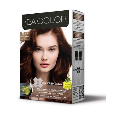 Sea Color Краска для волос 5,77 Горячий шоколад от магазина МылоПорошок
