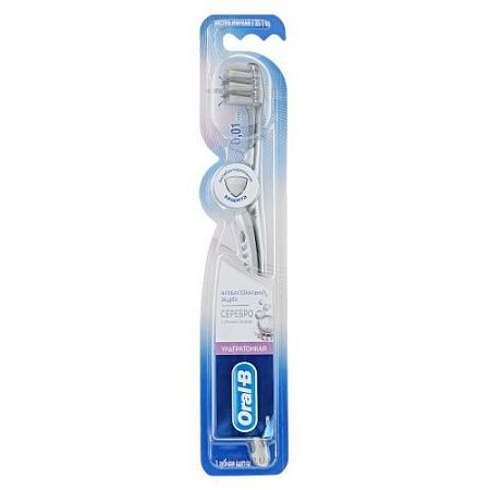 ✔️ORAL_B Зубная щетка Ультратонкая Экстра мягкая Серебро 1 шт - купить за  в г. Махачкале