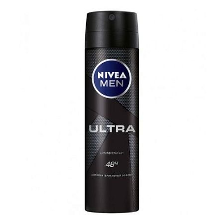 ✔️NIVEA Дез-спрей мужск. 150мл Ultra  - купить за  в г. Махачкале