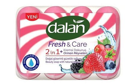 Dalan Fresh&Care 2в1 туалетное мыло 5шт/90гр Лесные ягоды/18 от магазина МылоПорошок