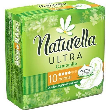 ✔️NATURELLA Ultra Прокладки 10шт Camomile Normal Single /24 - купить за  в г. Махачкале