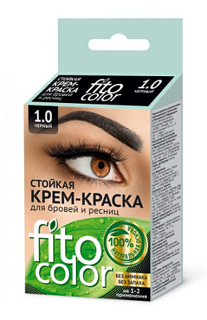 FITO Color крем-краска д/бровей и ресниц 1,0 Черный  от магазина МылоПорошок