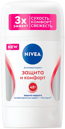 ✔️NIVEA Дез-стик жен. 50мл защита и комфорт - купить за  в г. Махачкале