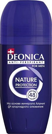 ✔️Deonica for Men антиперспирант-ролик 50мл Nature Protection, действие 48 часов - купить за  в г. Махачкале