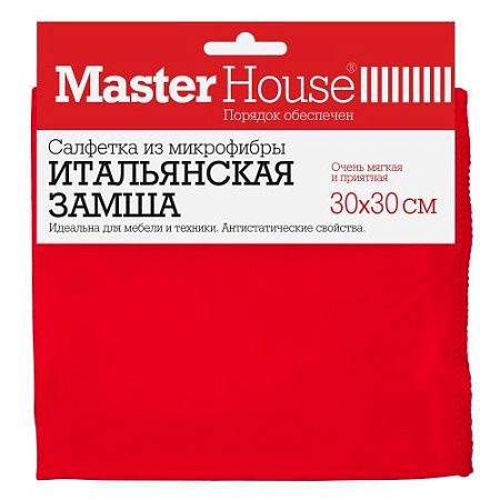 ✔️Master House Салфетка из микрофибры Итальянская замша 1шт.30*30см (арт.60305) - купить за  в г. Махачкале