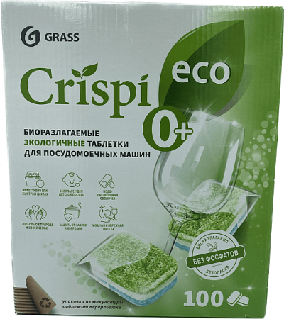 ✔️GRASS CRISPI eco Таблетки д/посуд.машин 100шт - купить за  в г. Махачкале