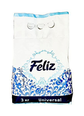 ✔️FELIZ Стиральный порошок 3кг Универсальный/34 - купить за  в г. Махачкале