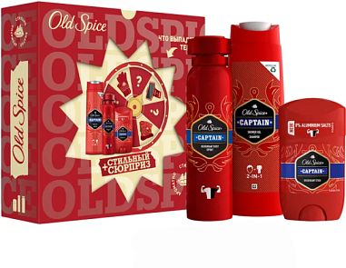 ✔️ПН OLD SPICE АэрозДез Capitan150мл/ Гель д/душа-Шампунь 250мл 2в1/ Твердый дезодорант 100мл - купить за  в г. Махачкале