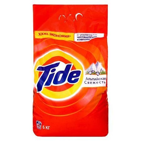 ✔️TIDE Авт СМС порошк. Альпийская свежесть 6кг - купить за  в г. Махачкале