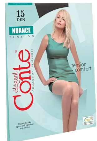 ✔️Conte Колготки 15den 5XL Nuance nero - купить за  в г. Махачкале