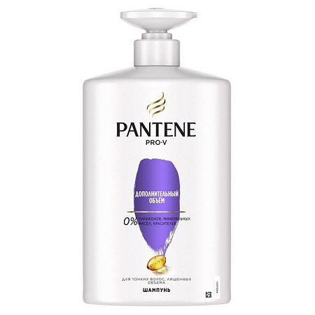 PANTENE Шампунь 900мл Дополнительный объём от магазина МылоПорошок