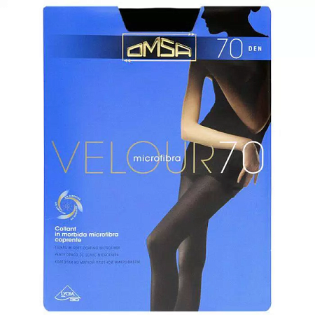 ✔️ОМSА Колготки 70den 4L VELOUR Nero  - купить за  в г. Махачкале