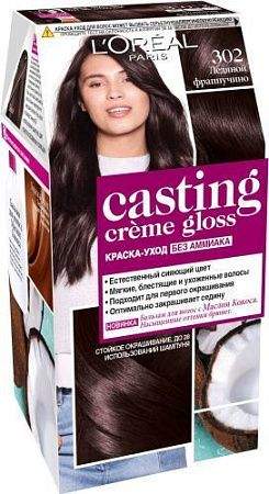 L'Oreal Paris Краски Casting Crème Gloss Крем 302 (Ледяной фраппучино) от магазина МылоПорошок