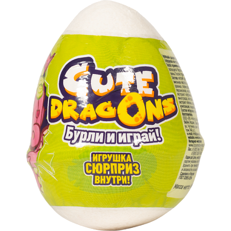 ✔️Бурлящее яйцо для ванн Cute Dracons 140г  - купить за  в г. Махачкале