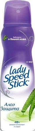 ✔️Lady Speed Stik Дез-спрей 150мл Алоэ защита  - купить за  в г. Махачкале