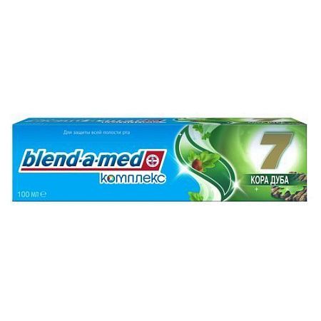 ✔️BLEND_A_MED Зубная паста 100мл Complete 7 Кора Дуба - купить за  в г. Махачкале